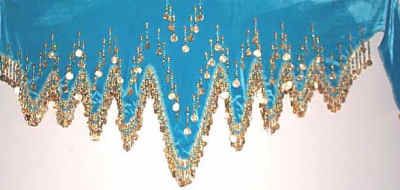 <b>Afifi Queen Pyramid Stretch Velvet Crescent </b>