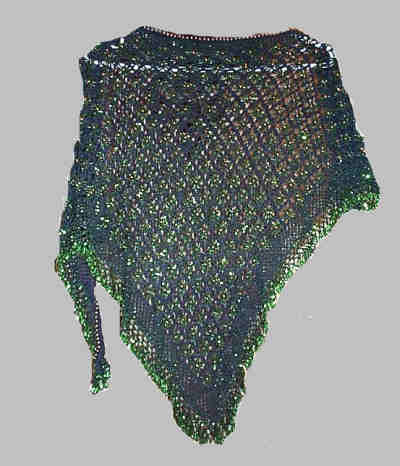 <b>Crochet Beaded Triangle</b>